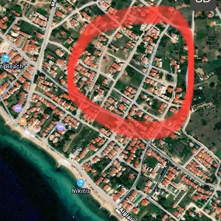 Apartment Cozy And Modern House 350m To The In Nikiti!